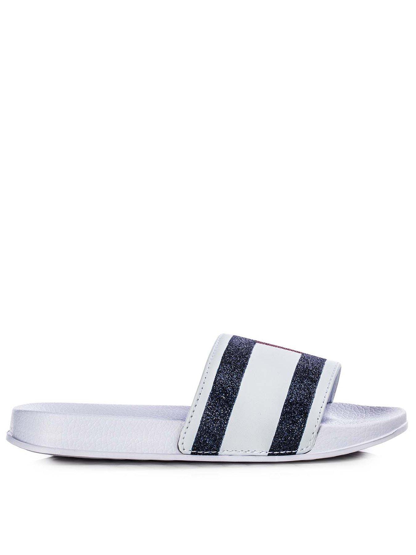 girls tommy hilfiger sliders