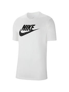 Nike Nike Sportswear Camo T-Shirt - White/Black Picture