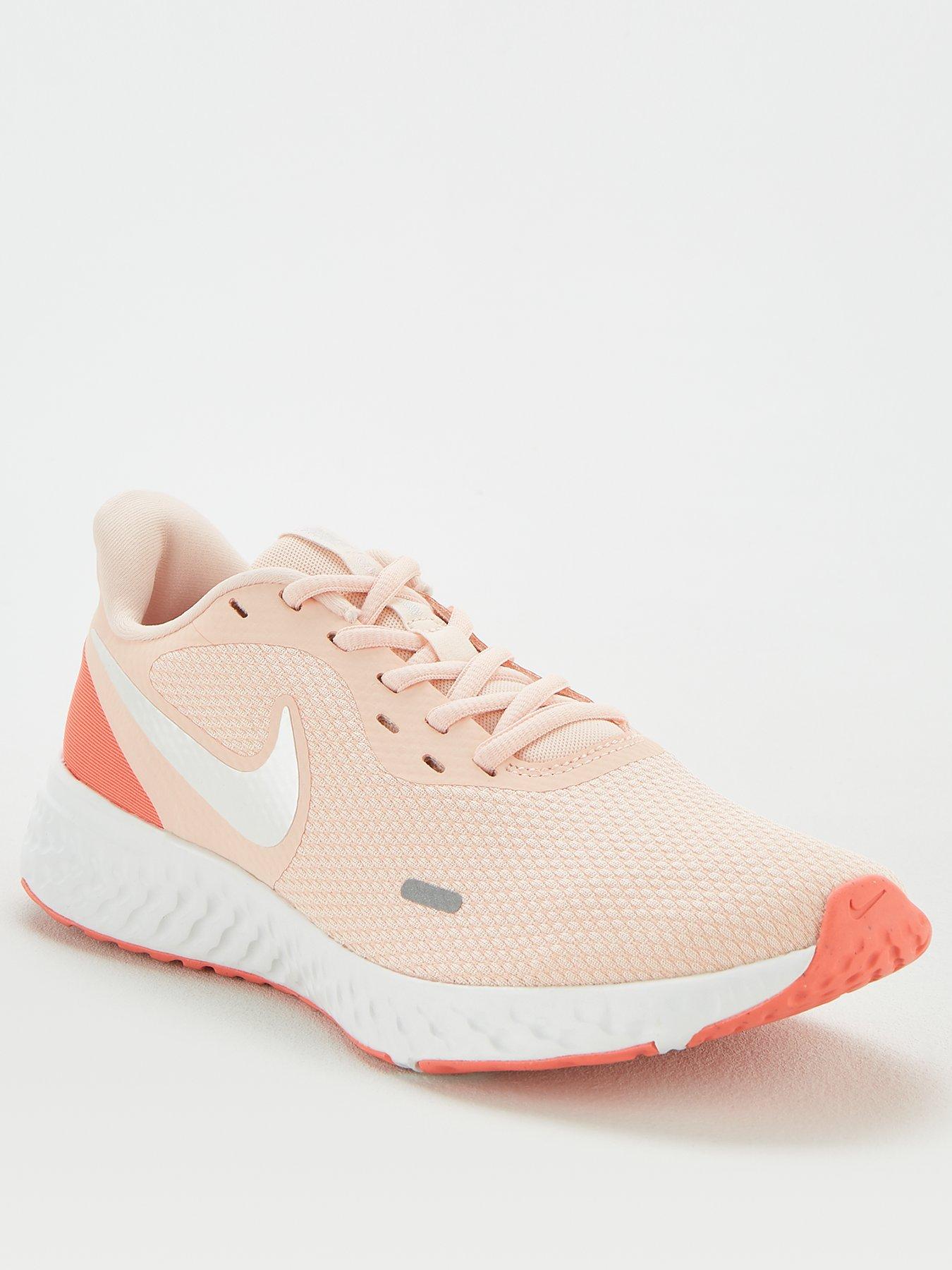 nike pink and orange trainers