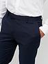  image of river-island-slim-fit-suit-trousers-navy