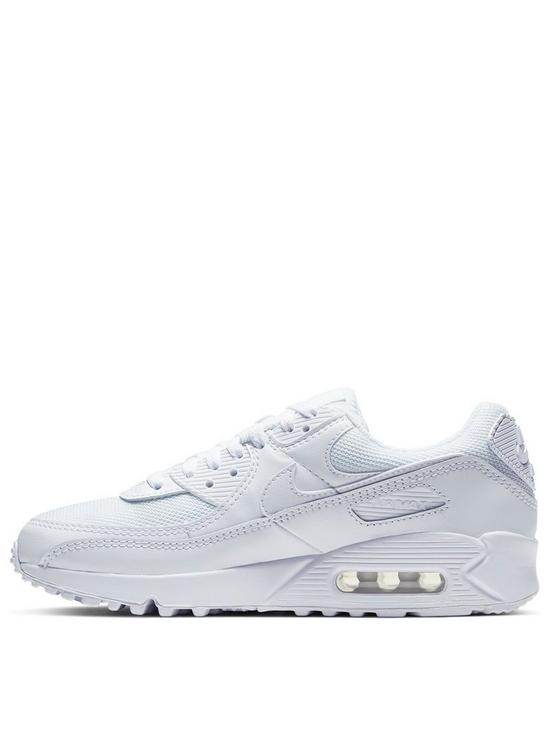 front image of nike-air-max-90-whitenbsp
