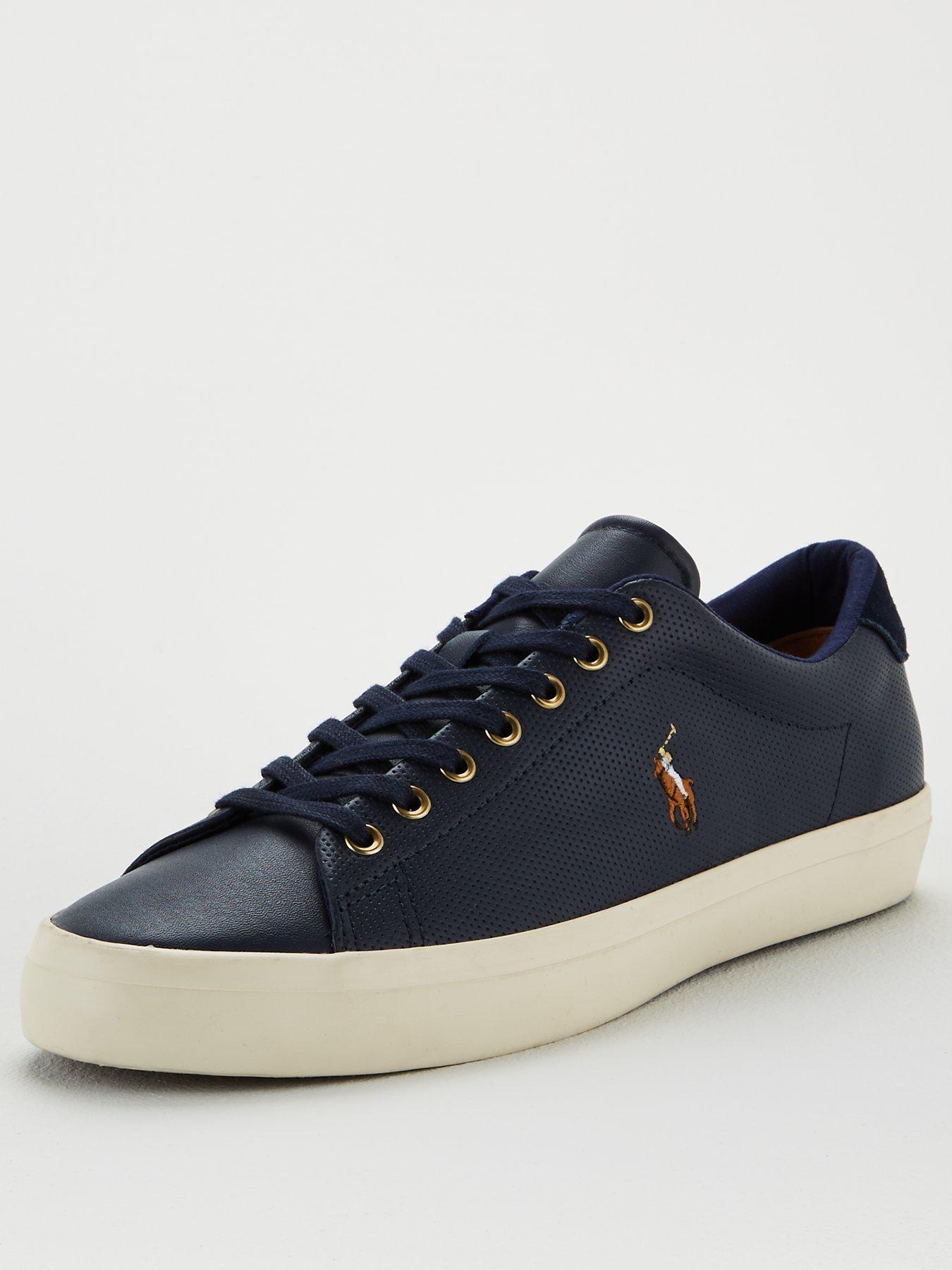polo ralph lauren leather trainers
