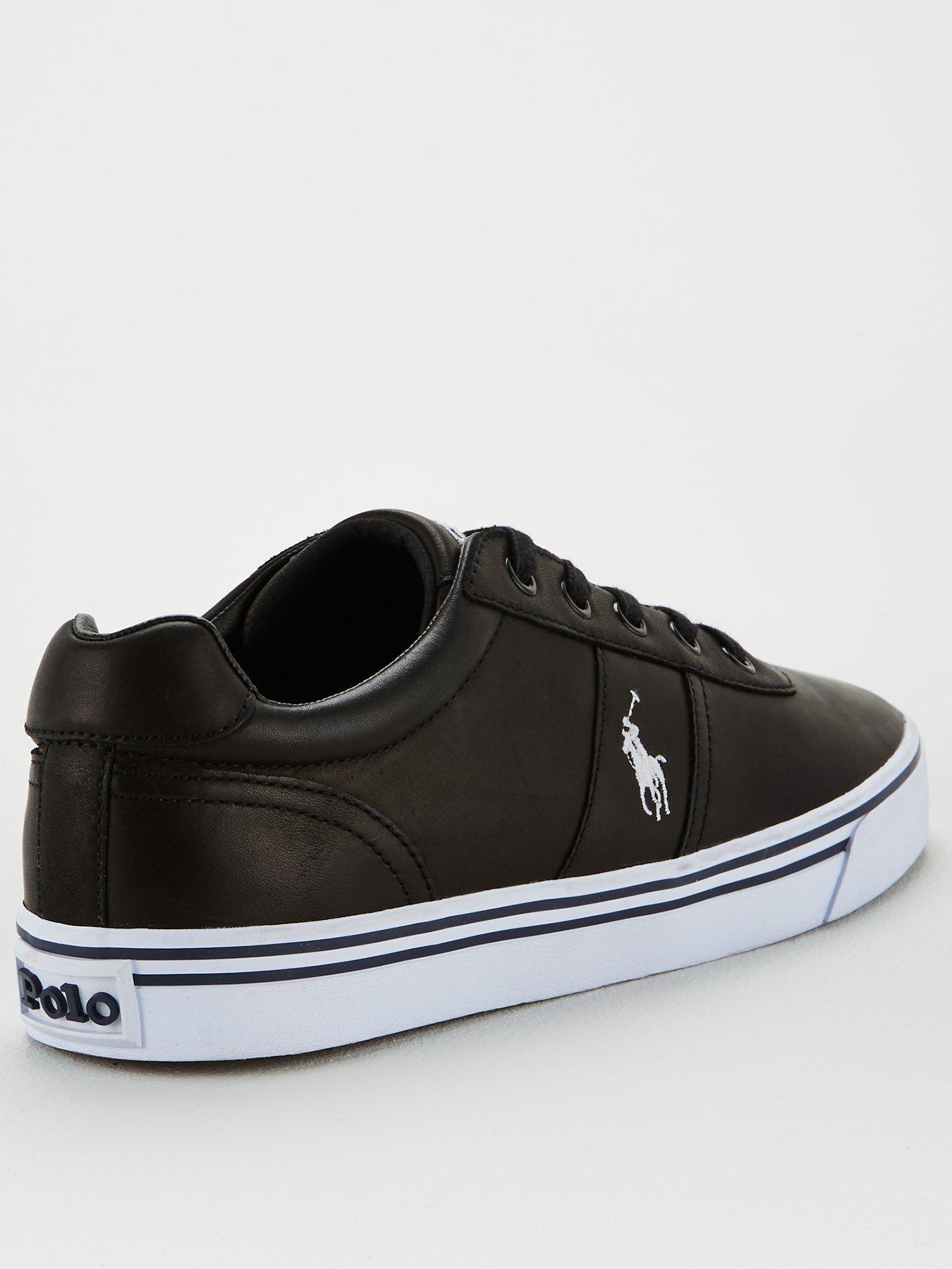 polo ralph lauren hanford leather black