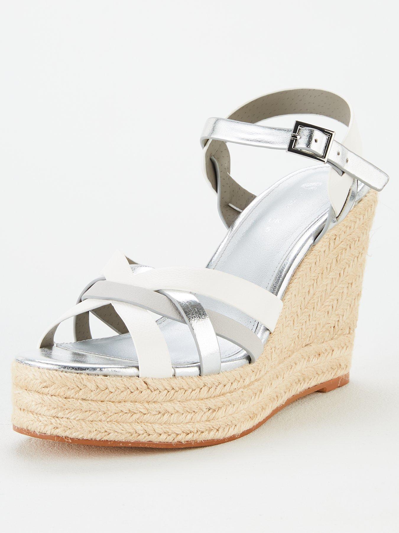 littlewoods silver sandals