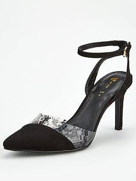 V by Very V By Very Cava Two Part Strappy Court - Black Picture