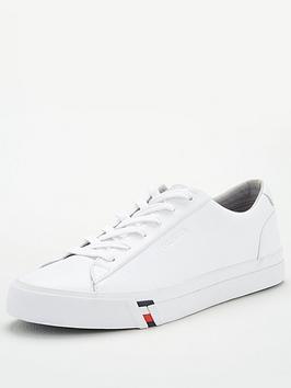 Tommy Hilfiger Tommy Hilfiger Corporate Leather Sneaker - White Picture