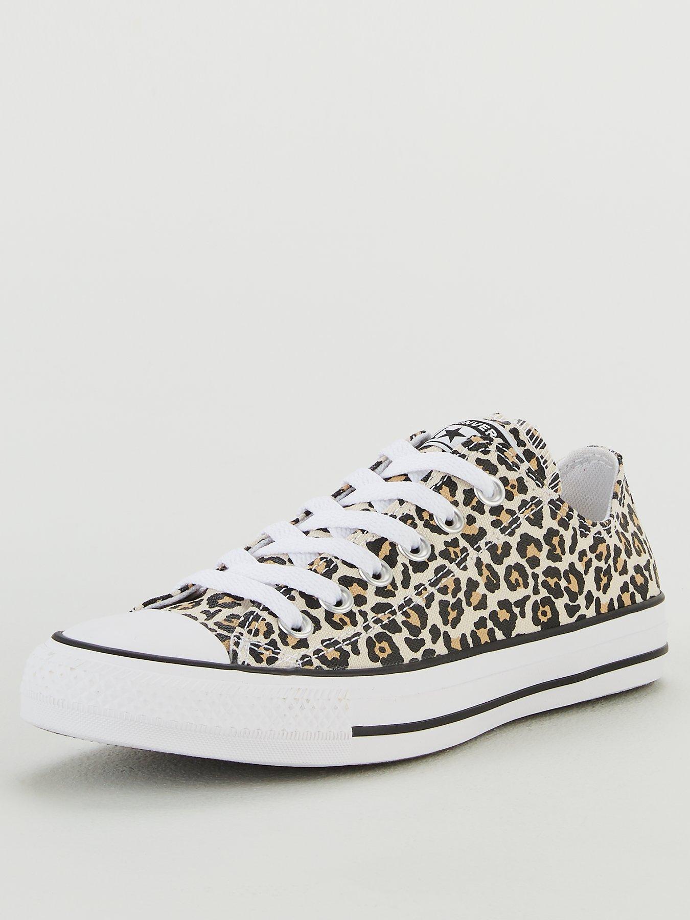 leopard print converse size 3