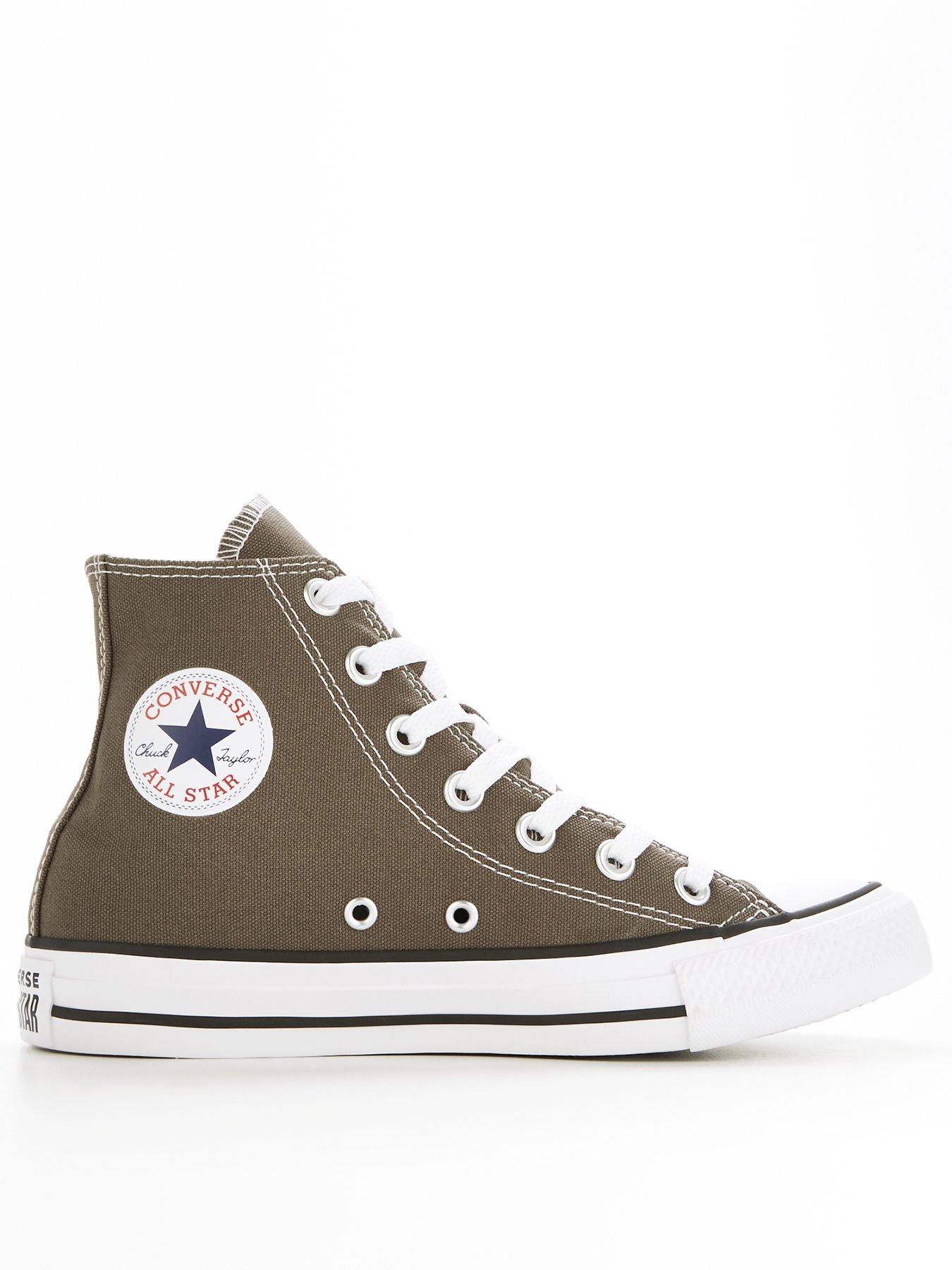 Olive hot sale green converse