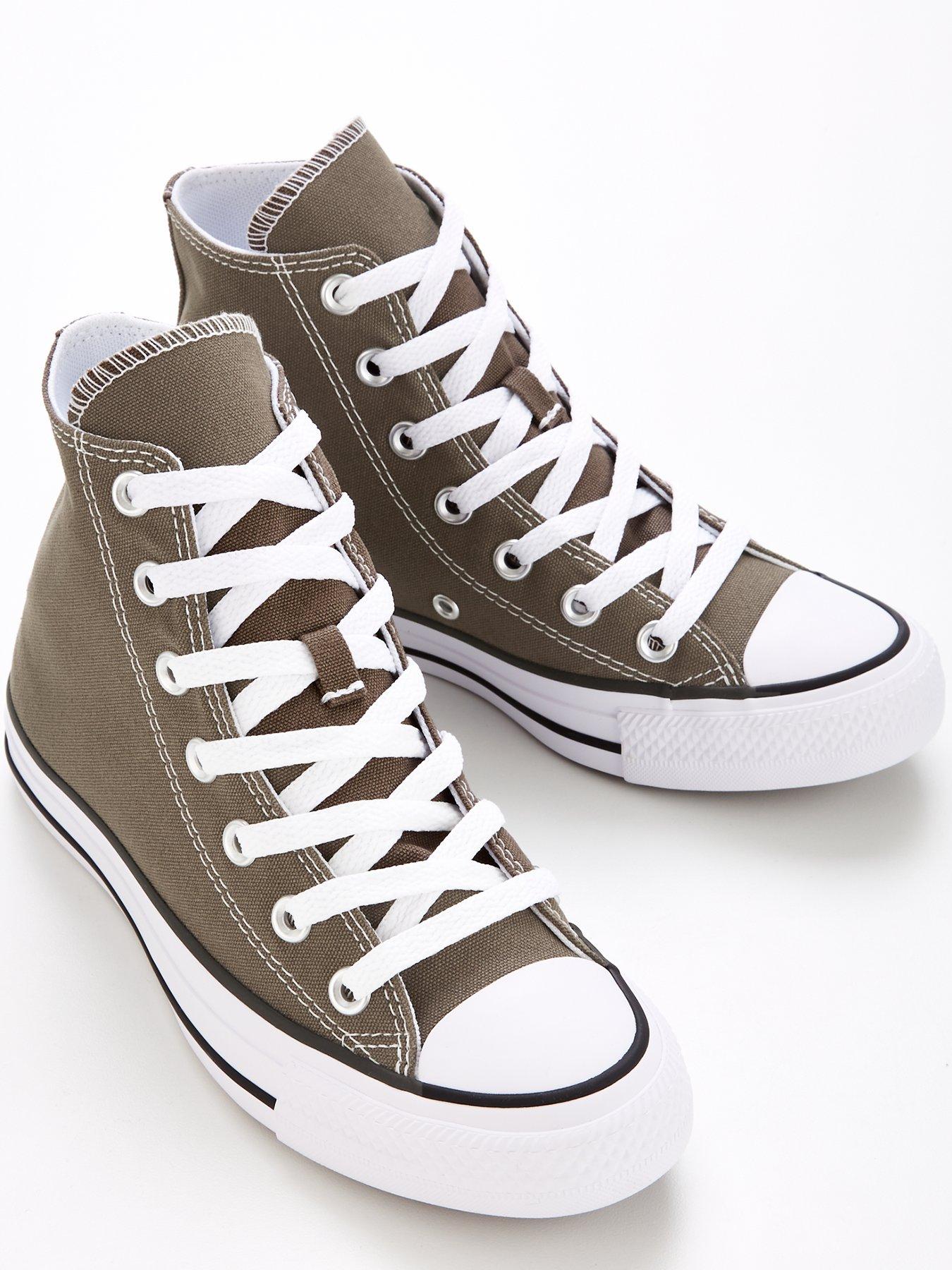 Dark grey converse womens sale