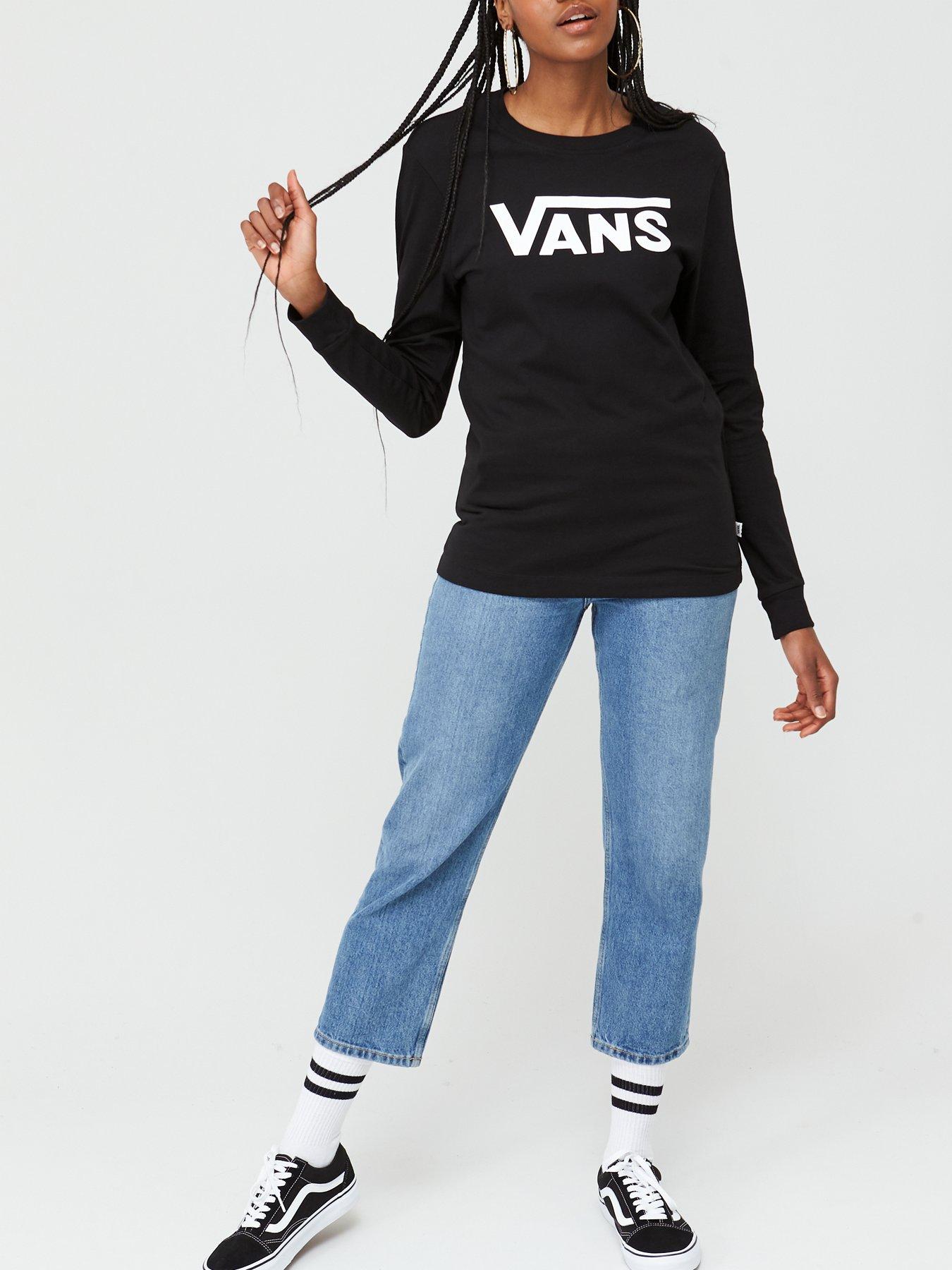 vans womens long sleeve top