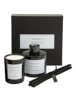 Very Florence Verity Diffuser & Mini Candle Gift Set - Fig & Bergamot Picture