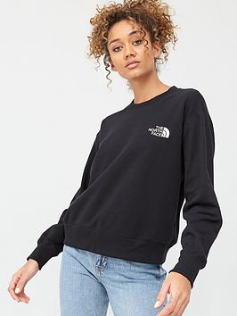 The North Face The North Face Cropped Crew Sweatshirt - Black Picture