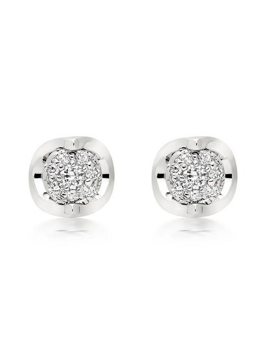 stillFront image of beaverbrooks-9ct-white-gold-diamond-stud-earrings