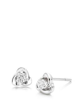 beaverbrooks-9ct-white-gold-diamond-earrings