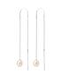  image of beaverbrooks-silver-freshwater-double-drop-pearl-earrings