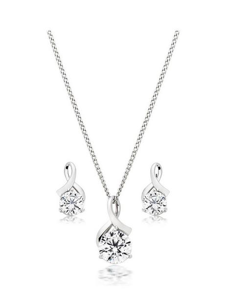 beaverbrooks-9ct-white-gold-cubic-zirconia-pendant-and-earrings-set