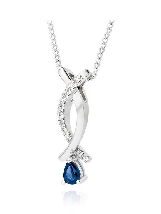 front image of beaverbrooks-9ct-white-gold-sapphire-and-diamond-pendant
