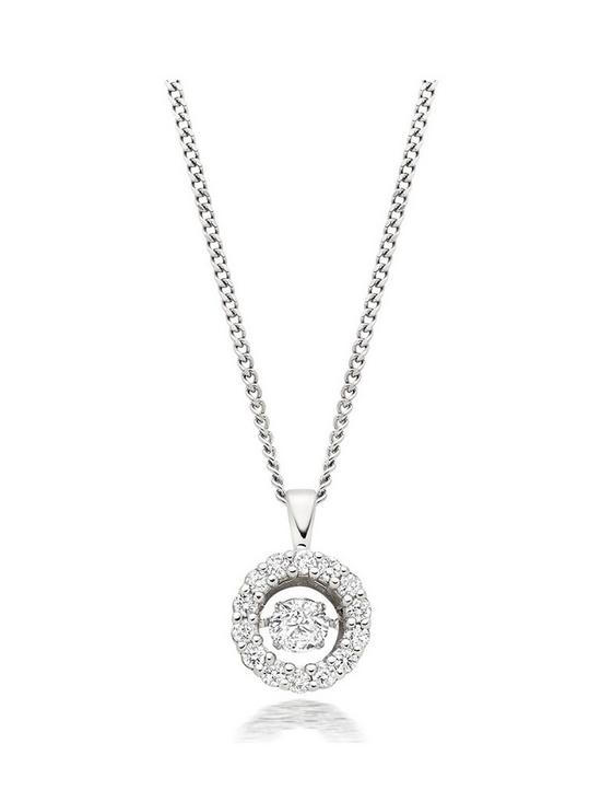 front image of beaverbrooks-dance-9ct-white-gold-diamond-halo-pendant