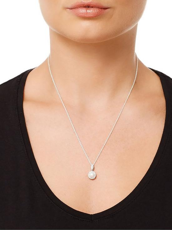 stillFront image of beaverbrooks-silver-pearl-and-cubic-zirconia-pendant