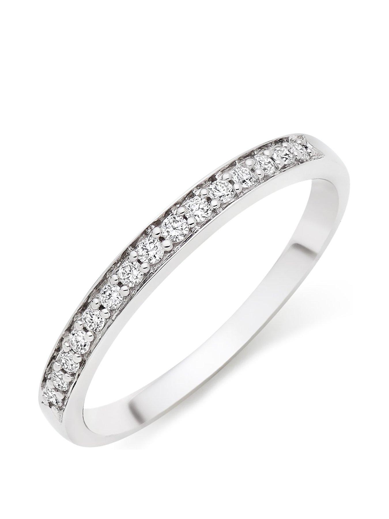 undefined 18ct White Gold Diamond Wedding Ring