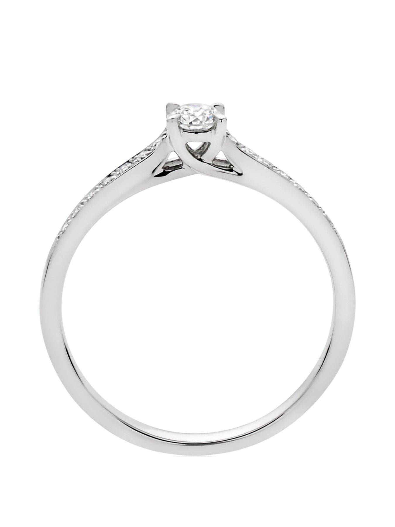 Beaverbrooks platinum deals diamond ring