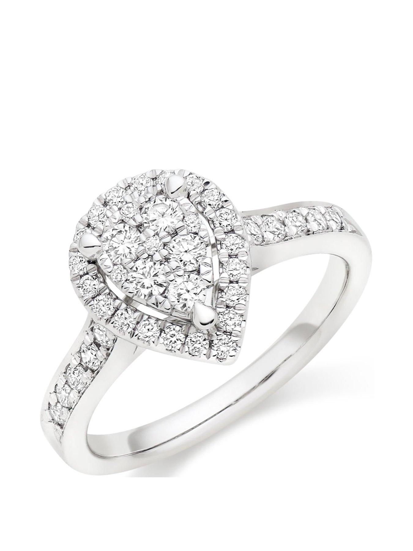 Beaverbrooks platinum hot sale engagement rings