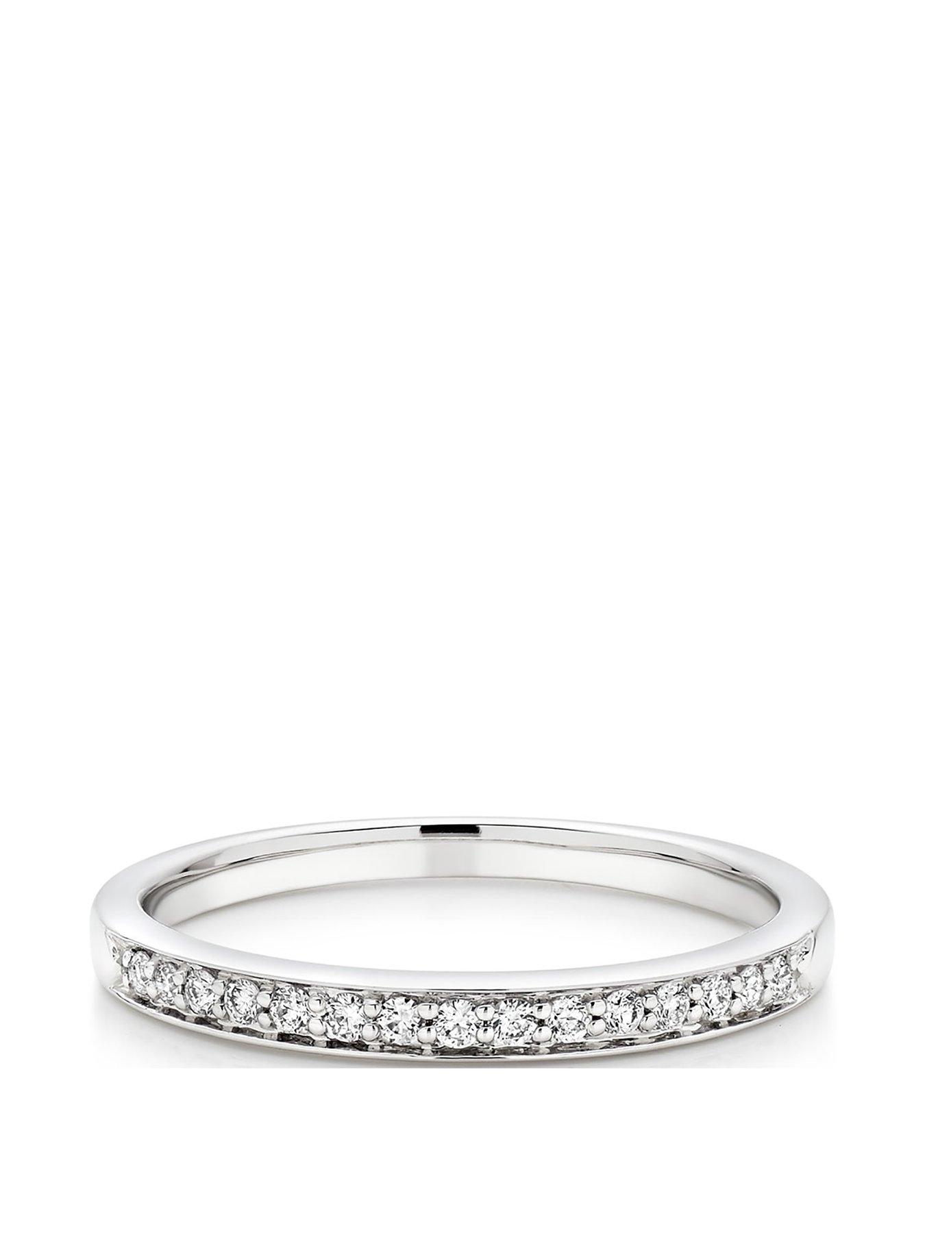 Beaverbrooks platinum hot sale eternity rings