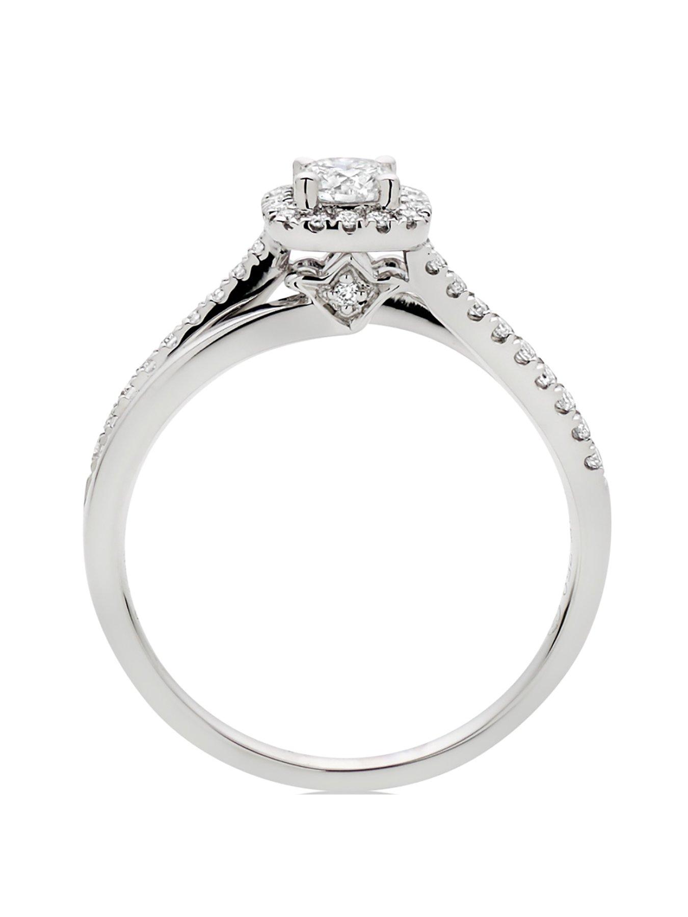 Beaverbrooks white deals gold engagement rings