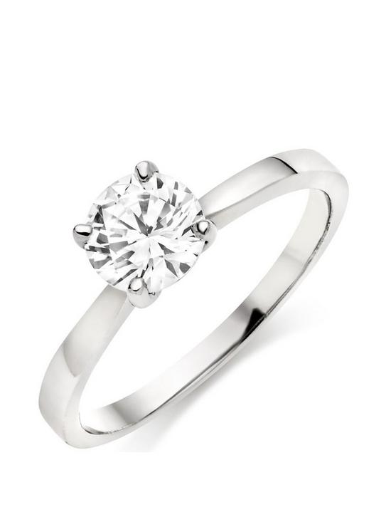 front image of beaverbrooks-9ct-white-gold-cubic-zirconia-solitaire-ring