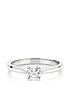  image of beaverbrooks-platinum-diamond-solitaire-ring