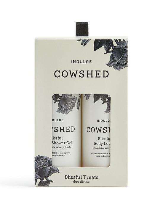 front image of cowshed-blissful-treats-gift-set
