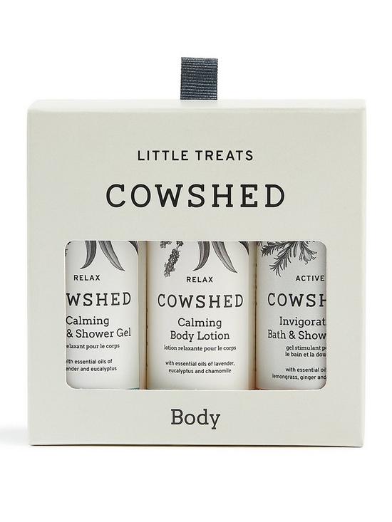 front image of cowshed-little-treats-body-set