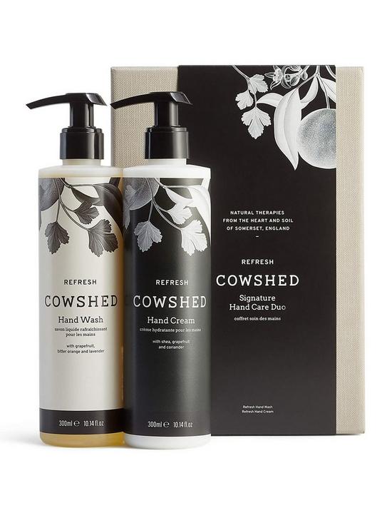 front image of cowshed-refresh-hand-care-duo