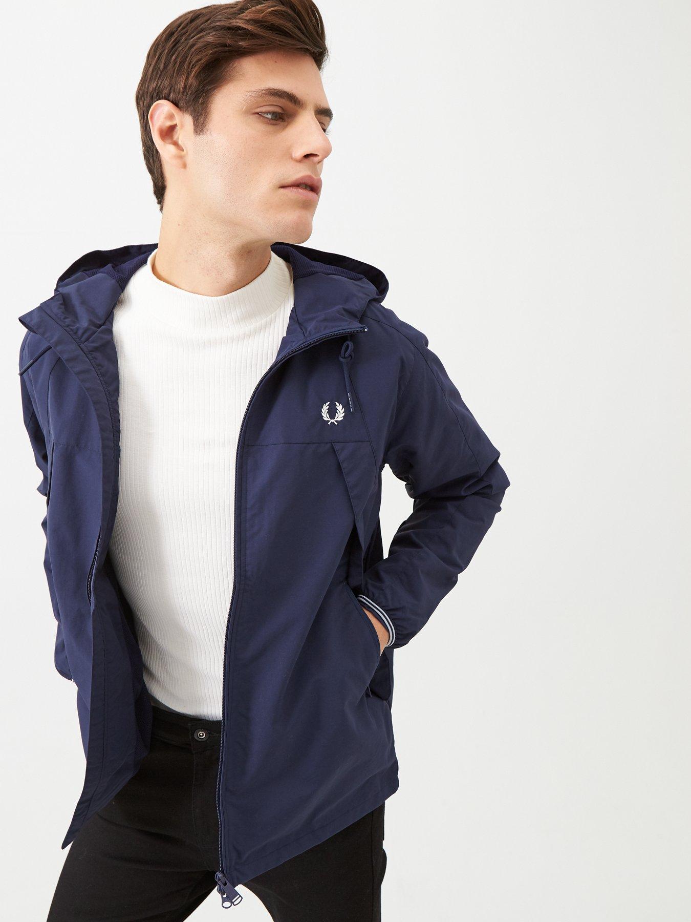 fred perry panelled jacket