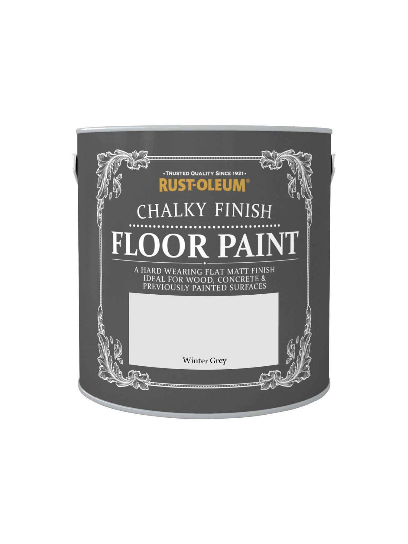 Image 2 of 4 of Rust-Oleum Chalky Finish Floor Paint &ndash; Winter Grey