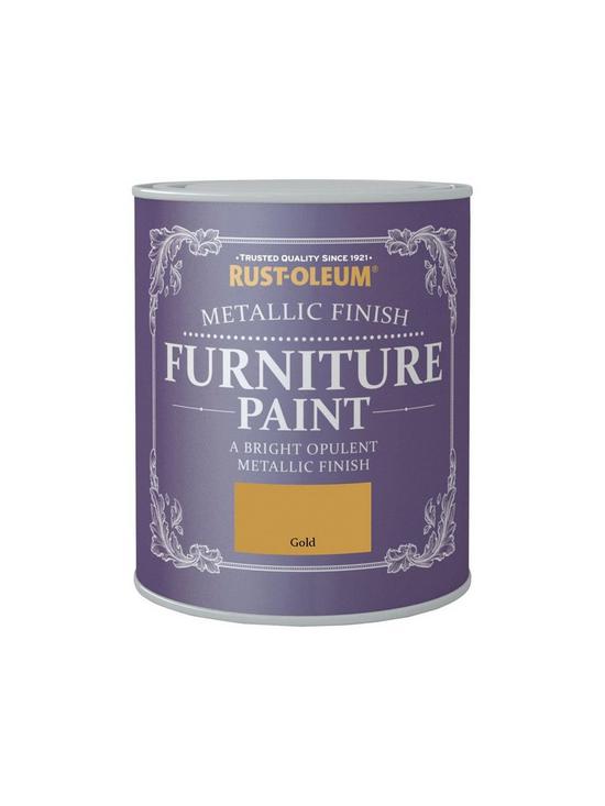 stillFront image of rust-oleum-metallic-finish-750-ml-furniture-paint-ndash-gold