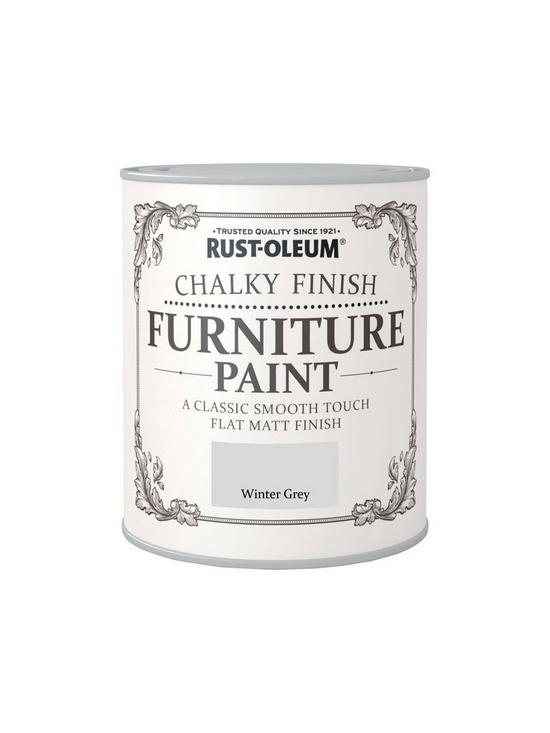 stillFront image of rust-oleum-winter-grey-chalkynbspfinish-furniture-paint-750ml