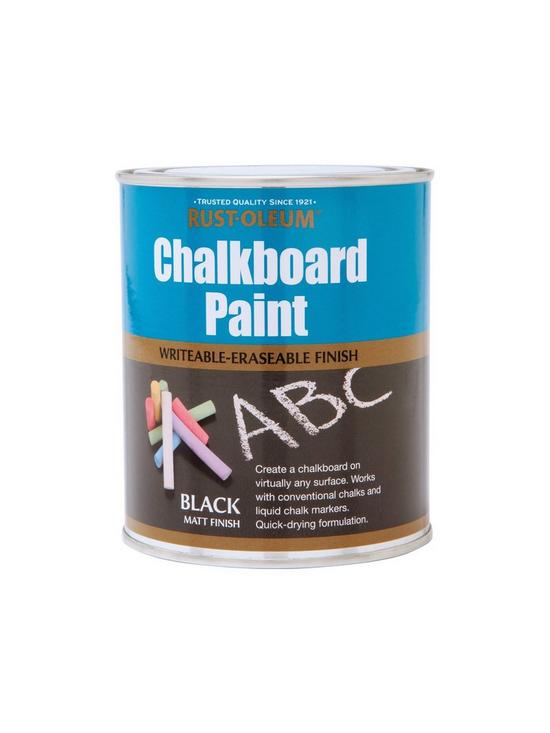 stillFront image of rust-oleum-chalkboard-paint-black-matt-750ml