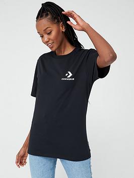 Converse Converse Star Chevron Short Sleeve T-Shirt - Black Picture