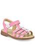  image of start-rite-girls-picnic-sandals-pink-glitter