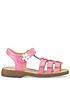  image of start-rite-girls-picnic-sandals-pink-glitter
