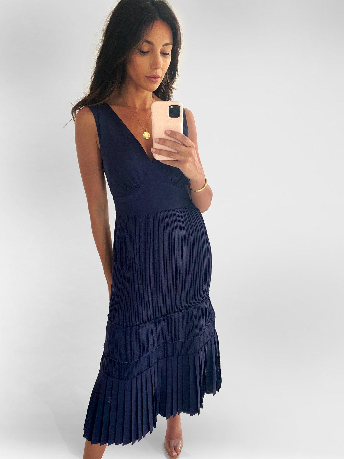 littlewoods navy dress