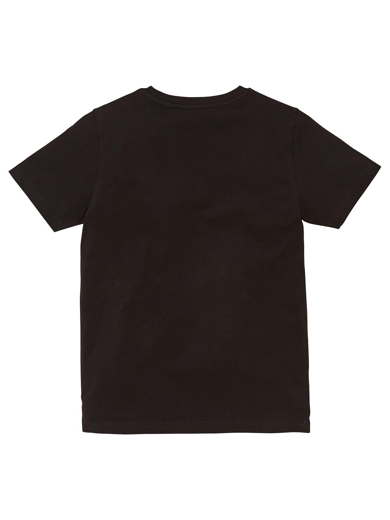  image of everyday-unisex-3-pack-sports-school-t-shirts-black
