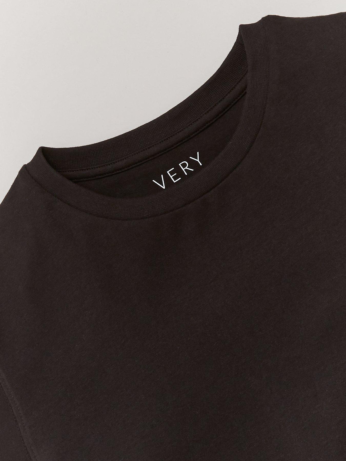  image of everyday-unisex-3-pack-sports-school-t-shirts-black