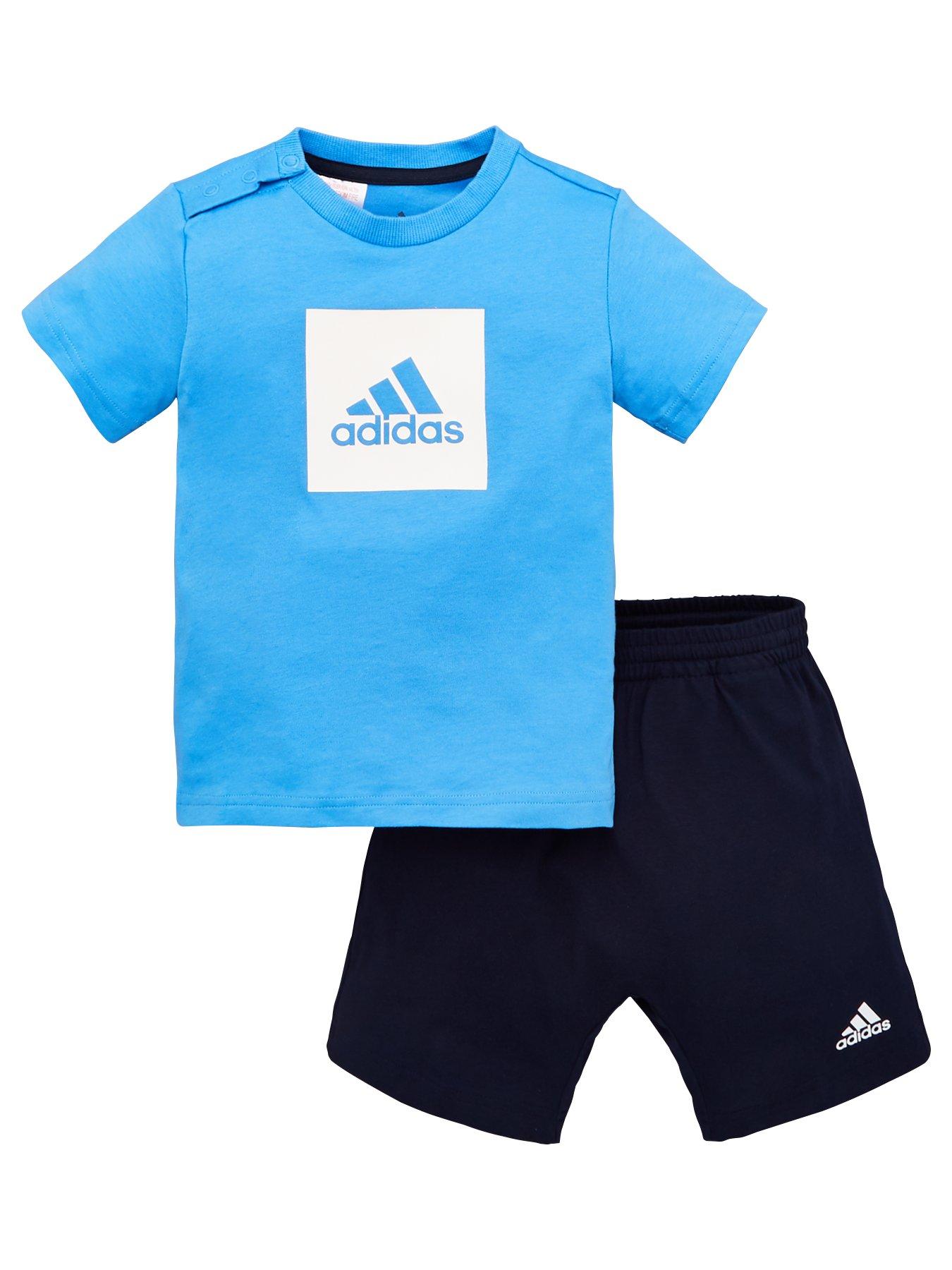 infant blue adidas tracksuit