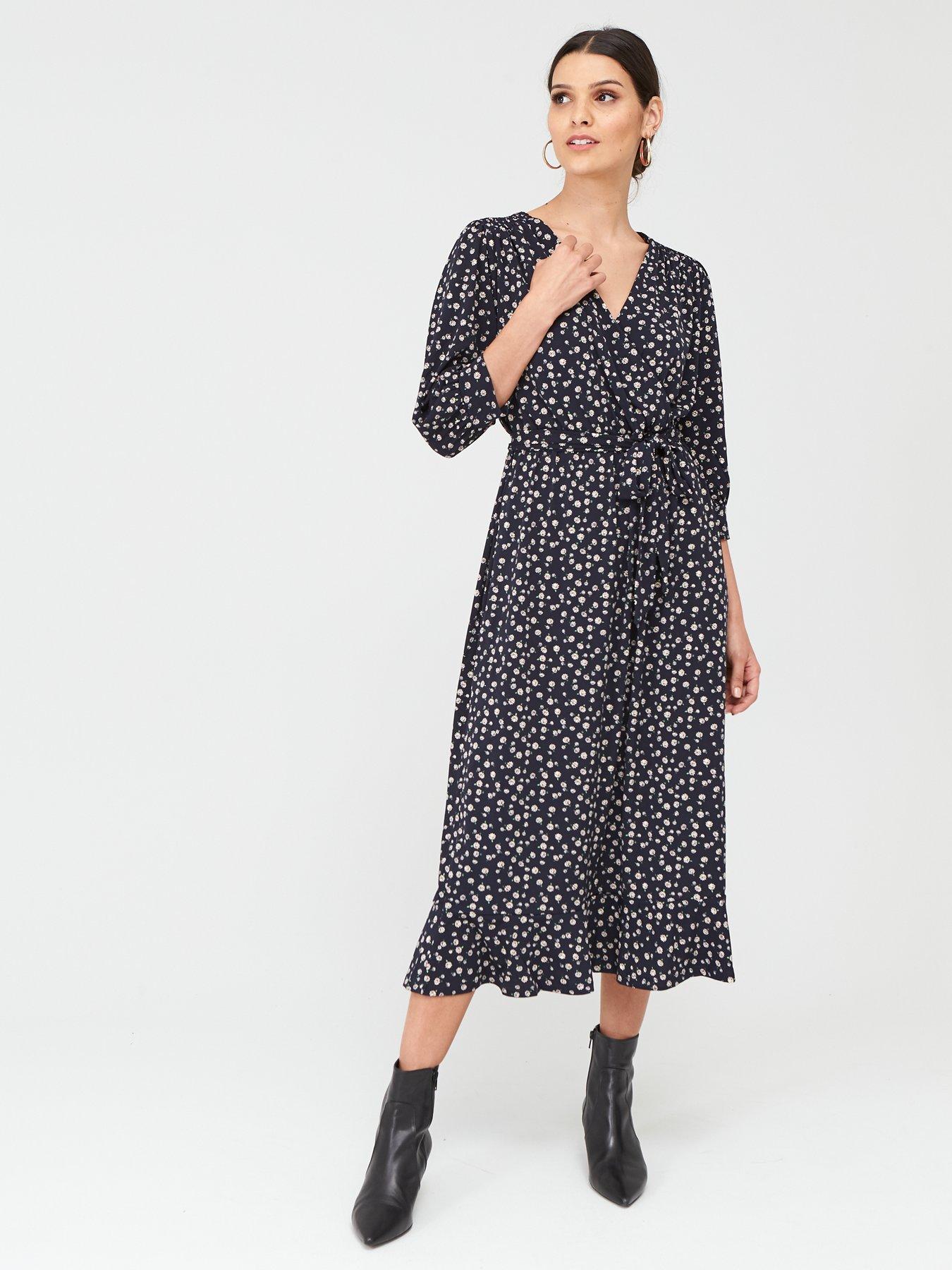 oasis tiered midi dress