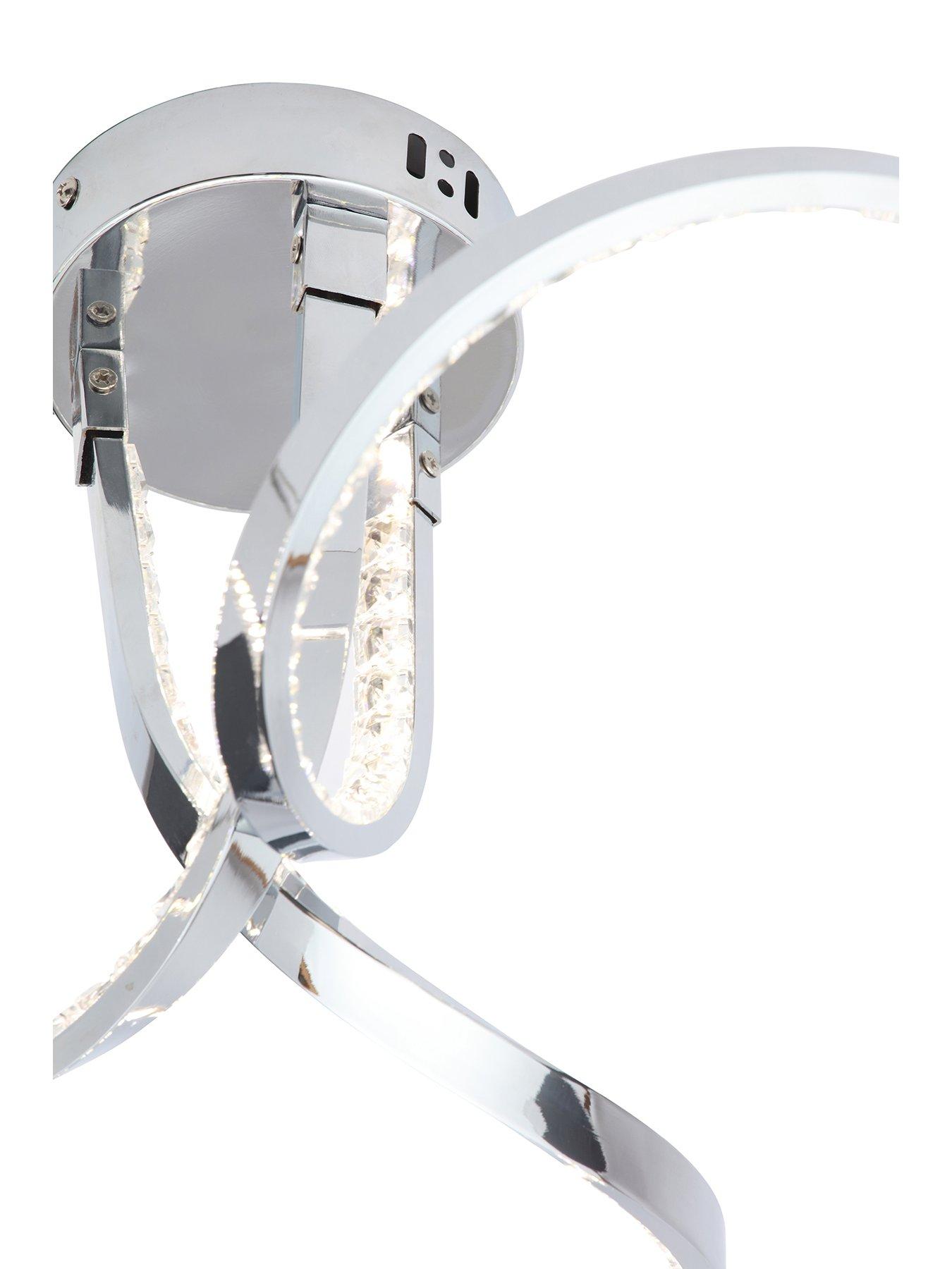  image of the-very-collection-berkeley-led-sculptural-flush-light-fitting