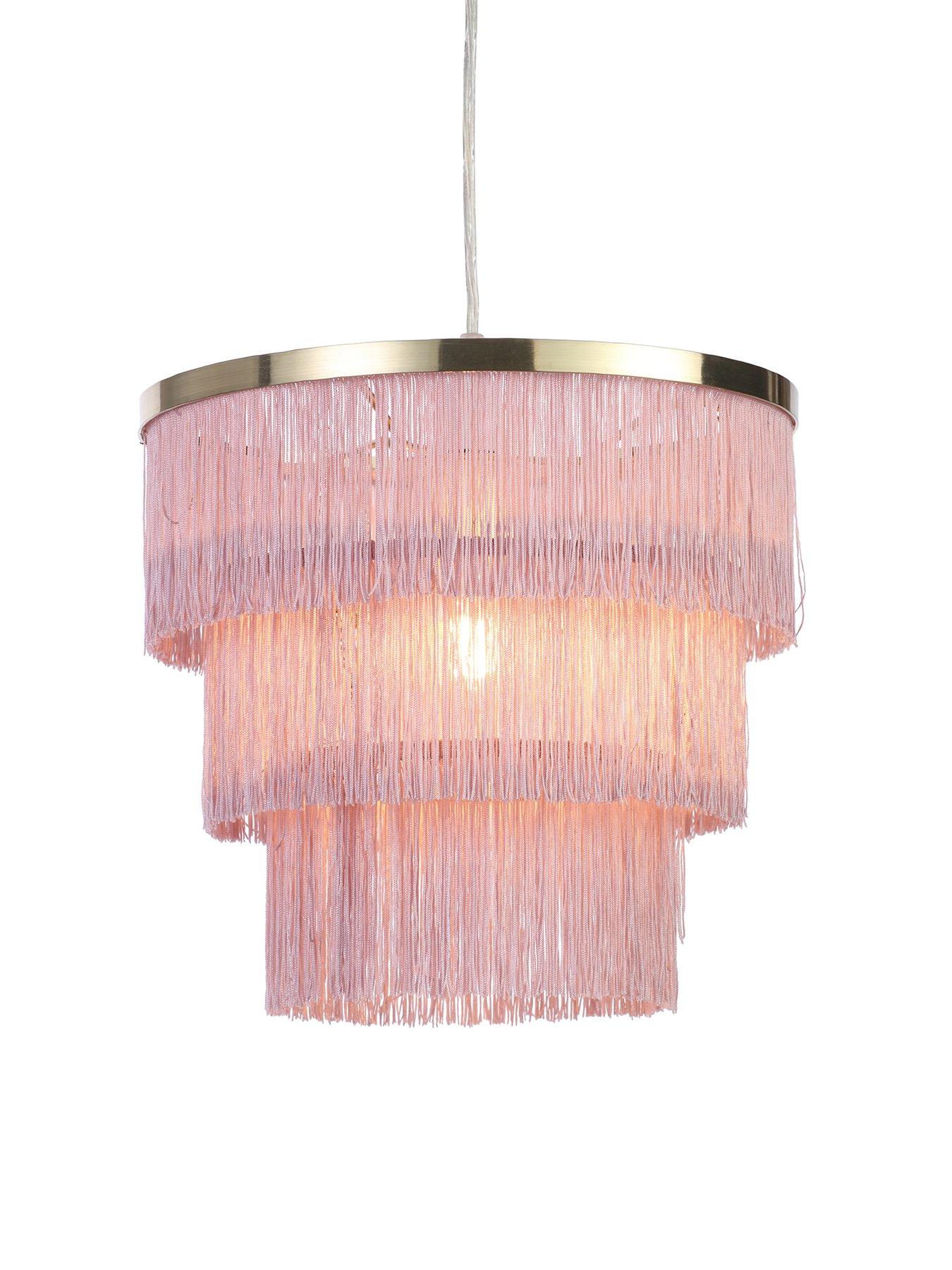 Pink deals fringe light