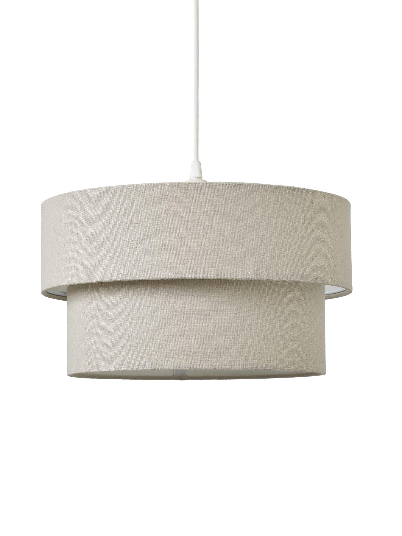 Image 5 of 7 of The Very Collection Tuscon Tiered Lightshade - Grey
