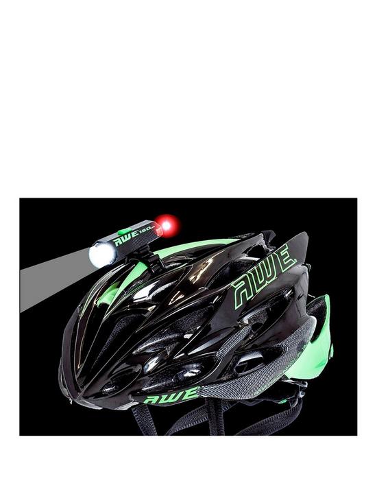 front image of awe-rechargeable-150-lumens-twin-led-helmet-light